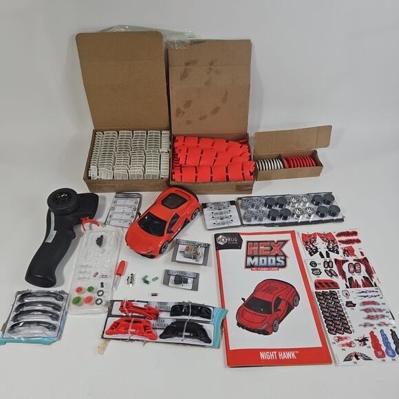 HEXBUG Hex Mods RC Elite Car Tuner Car/ Parts & Pieces Motor Wheels Track Remote - Picture 1 of 5